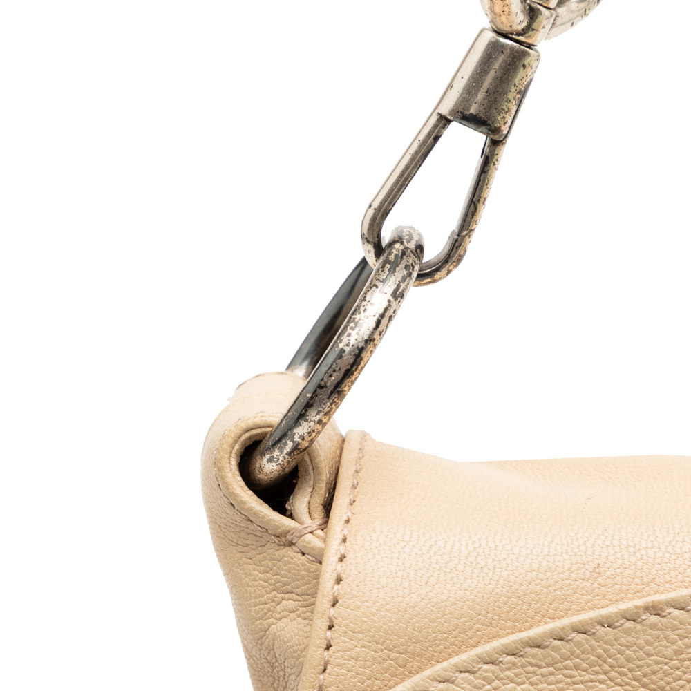 Pre-Loved Saint Laurent Leather Nadja Rose Flap Bag - Picture 7 of 9